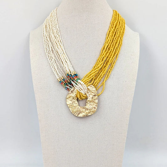 Tempest Contemporary Navaho inspired beaded necklace