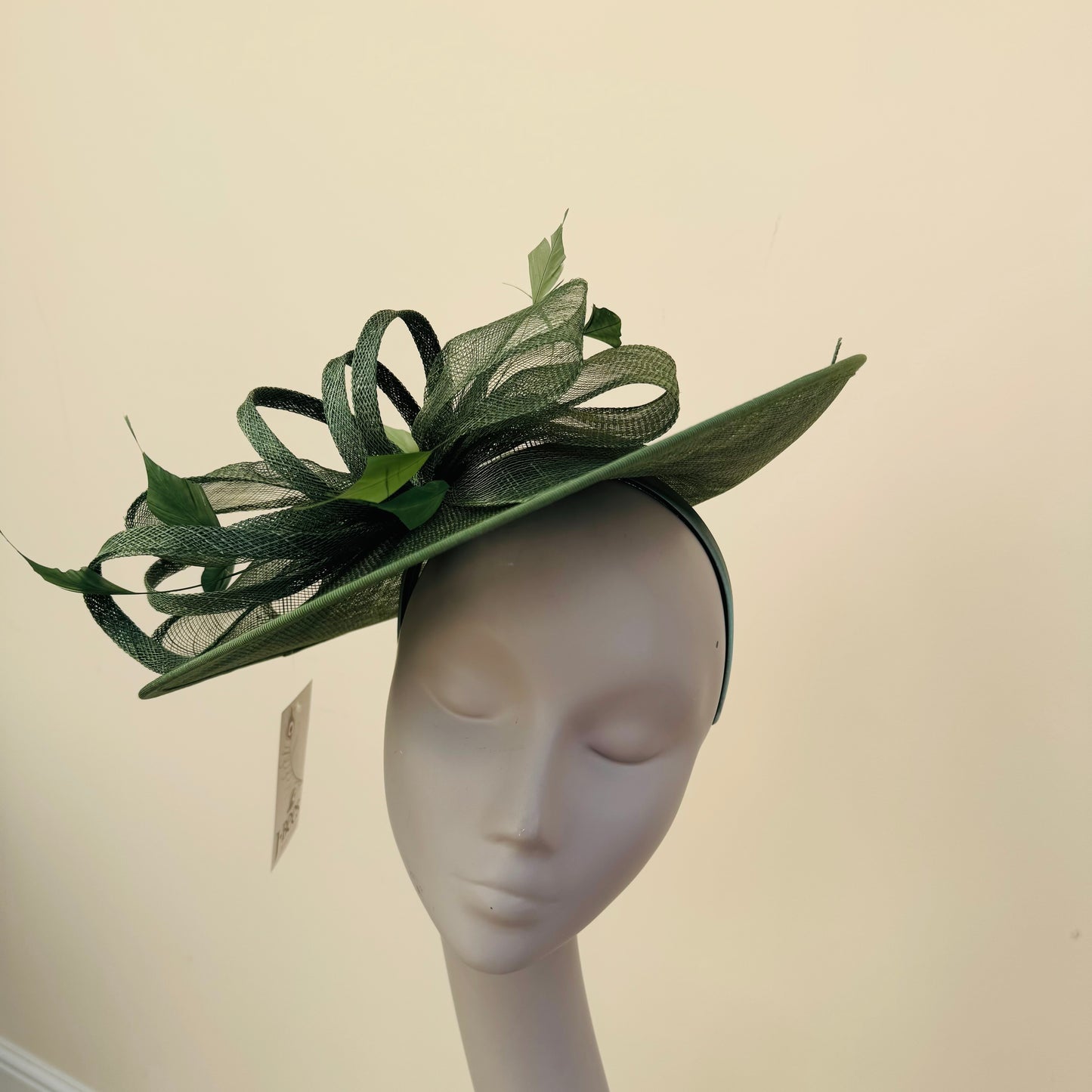 J Bees JB25/83 Sage Green Circular Bow Hatinator Disc