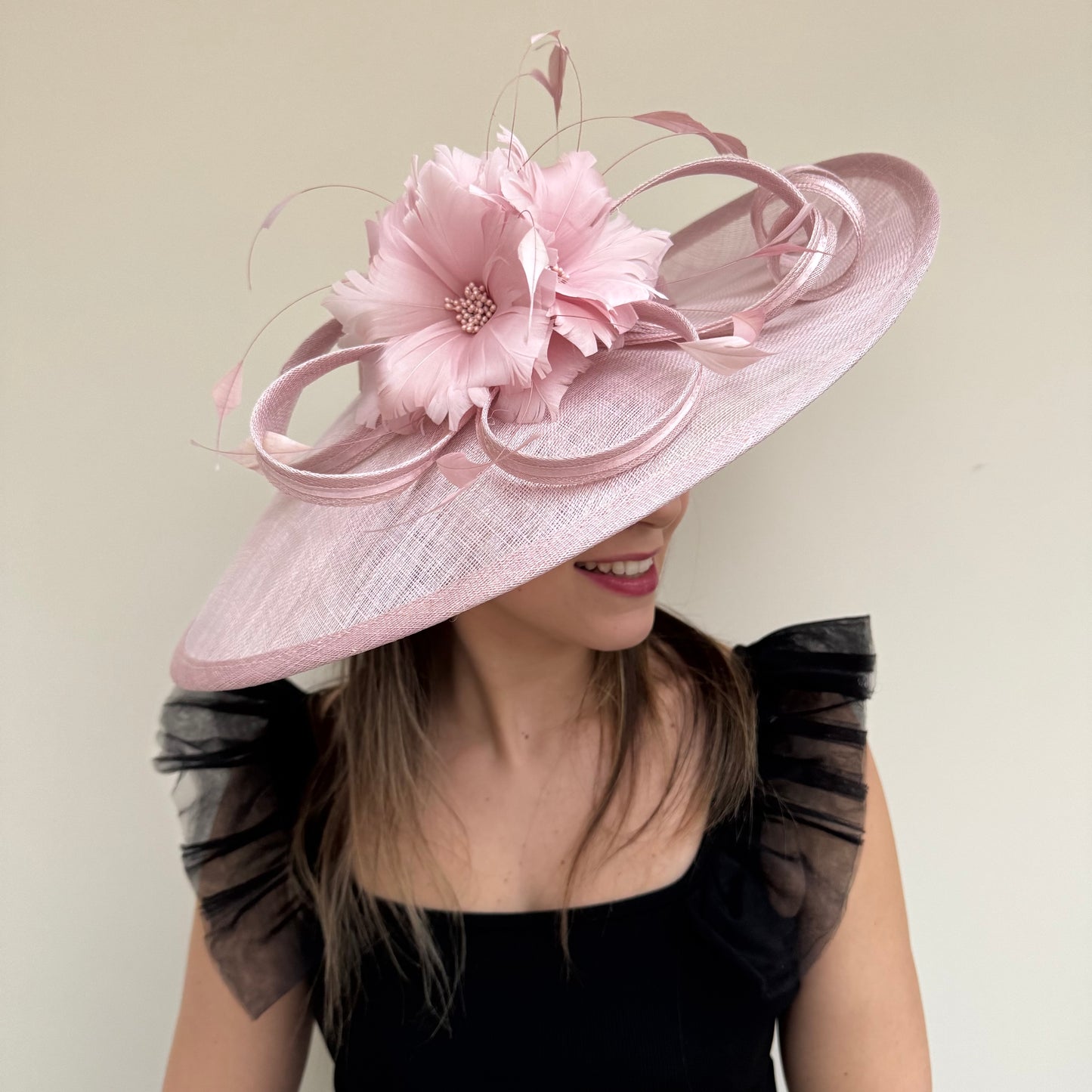 J Bees JB26/1020 Orchid Pink Feather and Ribbon Hatinator
