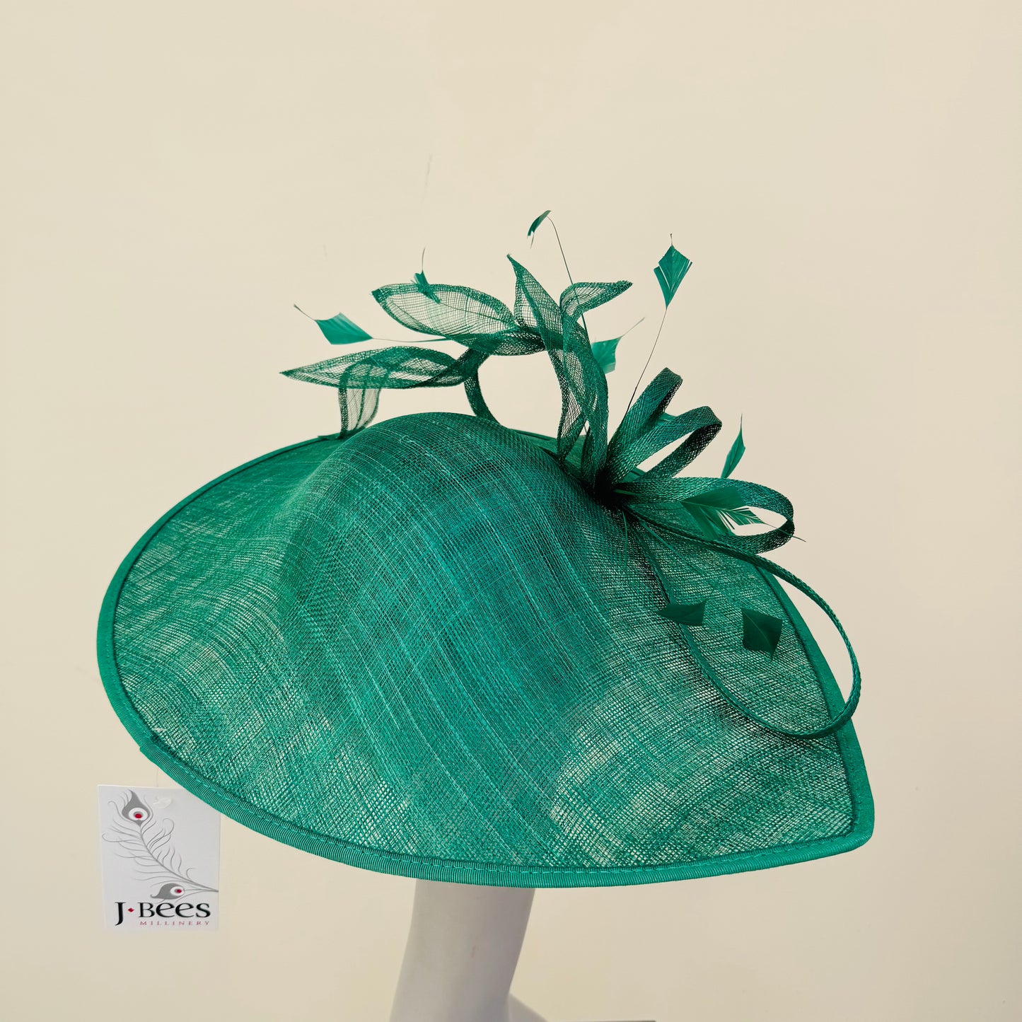 J Bees JB25/79 Emerald Green Tear Drop Large Hatinator