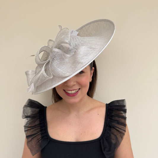 J Bees JB18/100 Silver Lurex Hatinator with silver thread weave