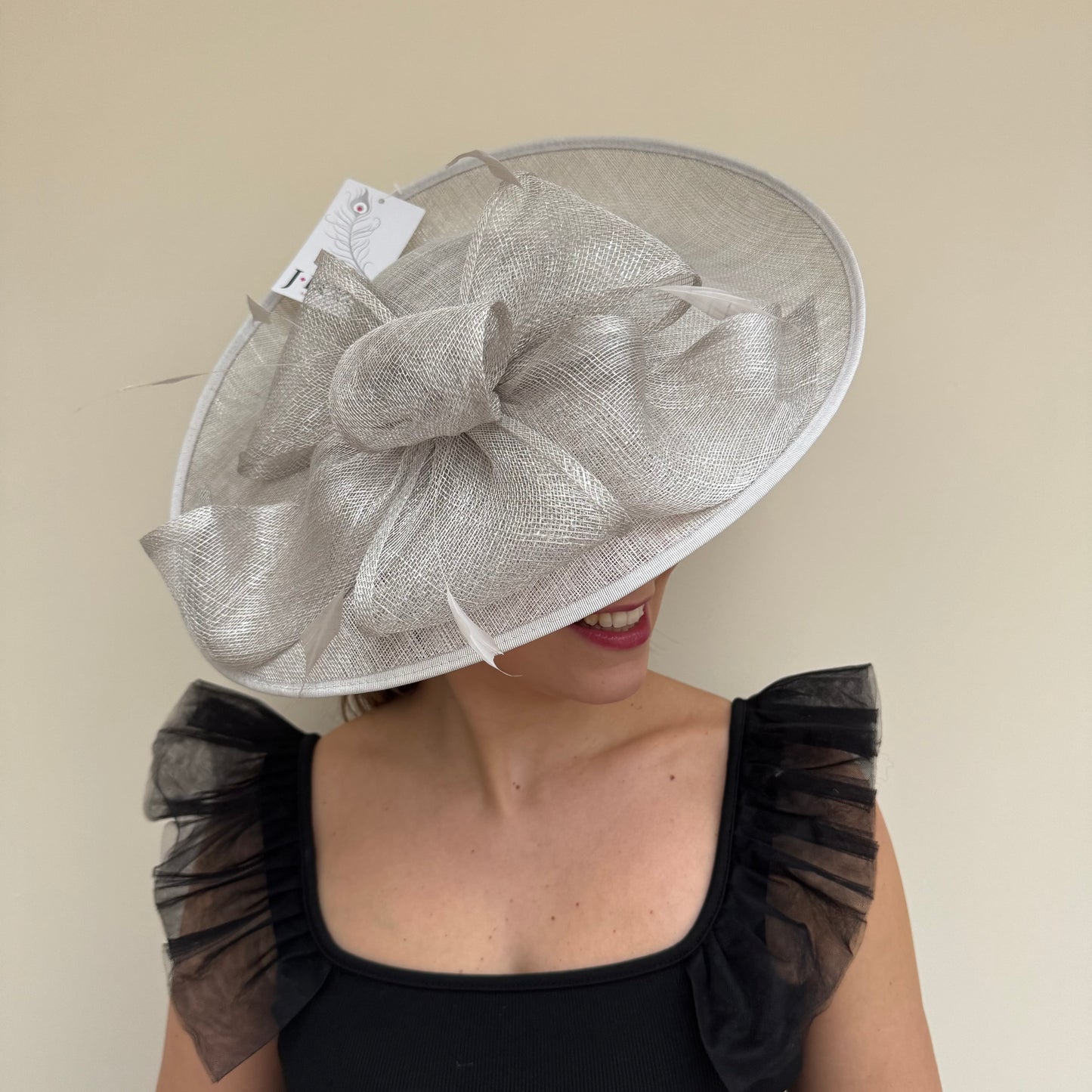 J Bees JB18/100 Silver Lurex Hatinator with silver thread weave