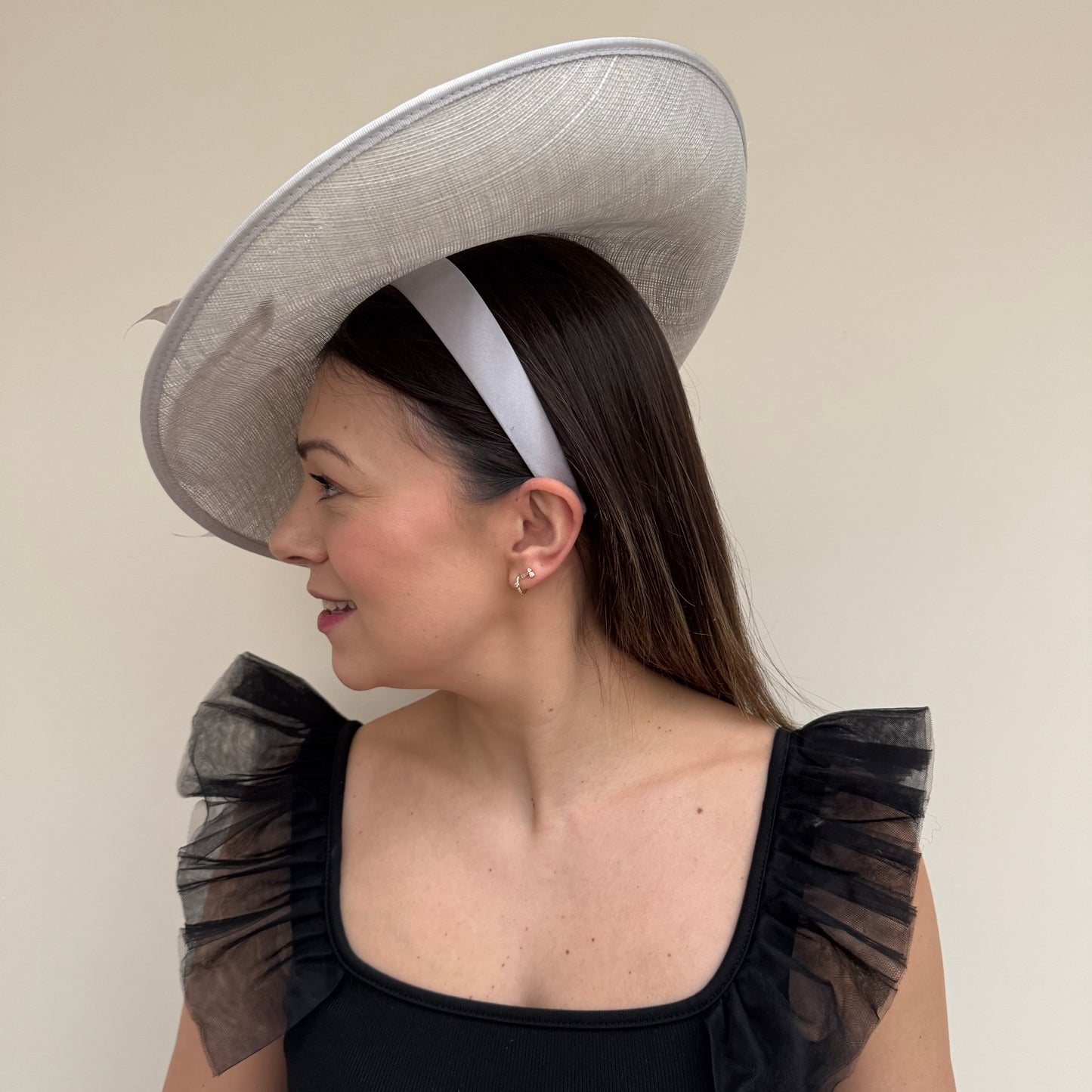 J Bees JB18/100 Silver Lurex Hatinator with silver thread weave