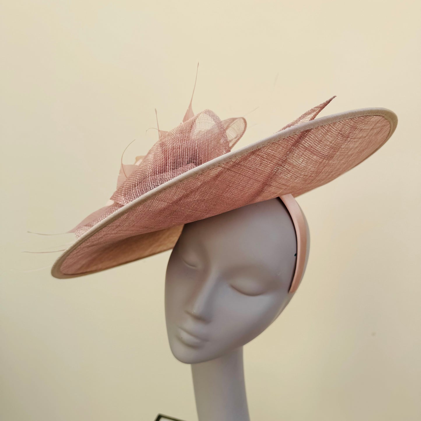 J Bees JB24/38 Truffle Mink Hatinator with Large Flower Detail