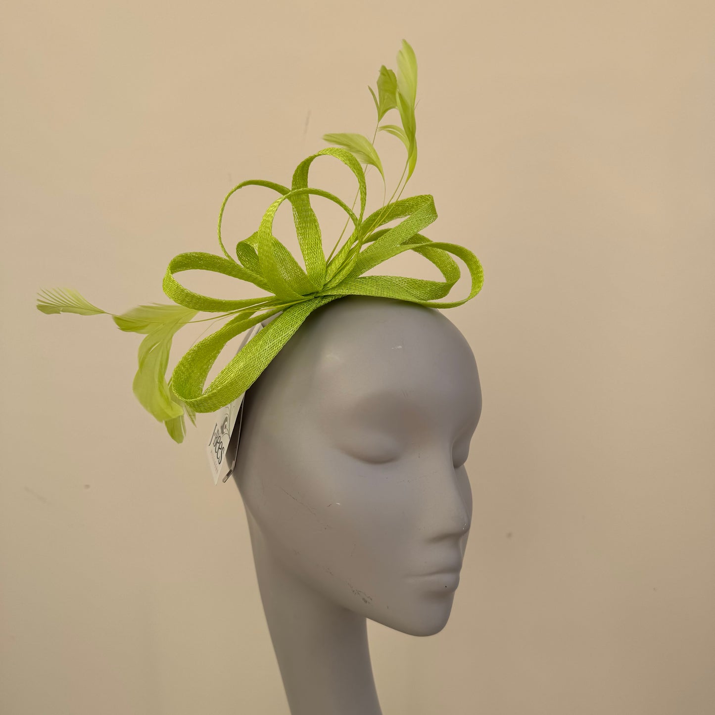 J Bees JB22/238 Fascinator On Headband In Green