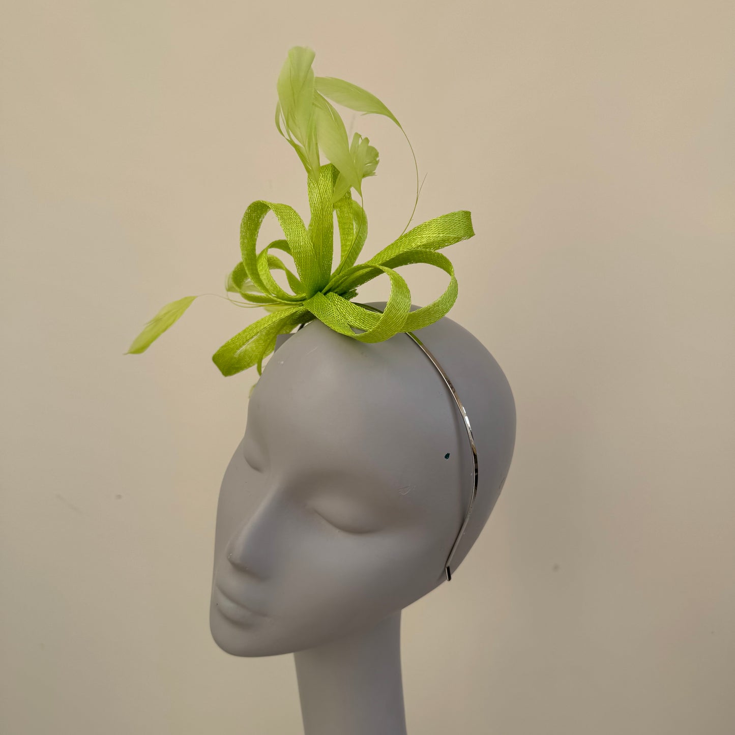 J Bees JB22/238 Fascinator On Headband In Green