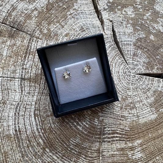 Byzantium 6mm Stud Earrings 660 Crystal