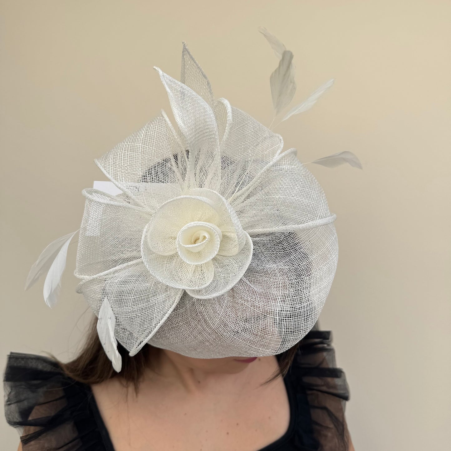 J Bees JB18/097 Ivory Fascinator