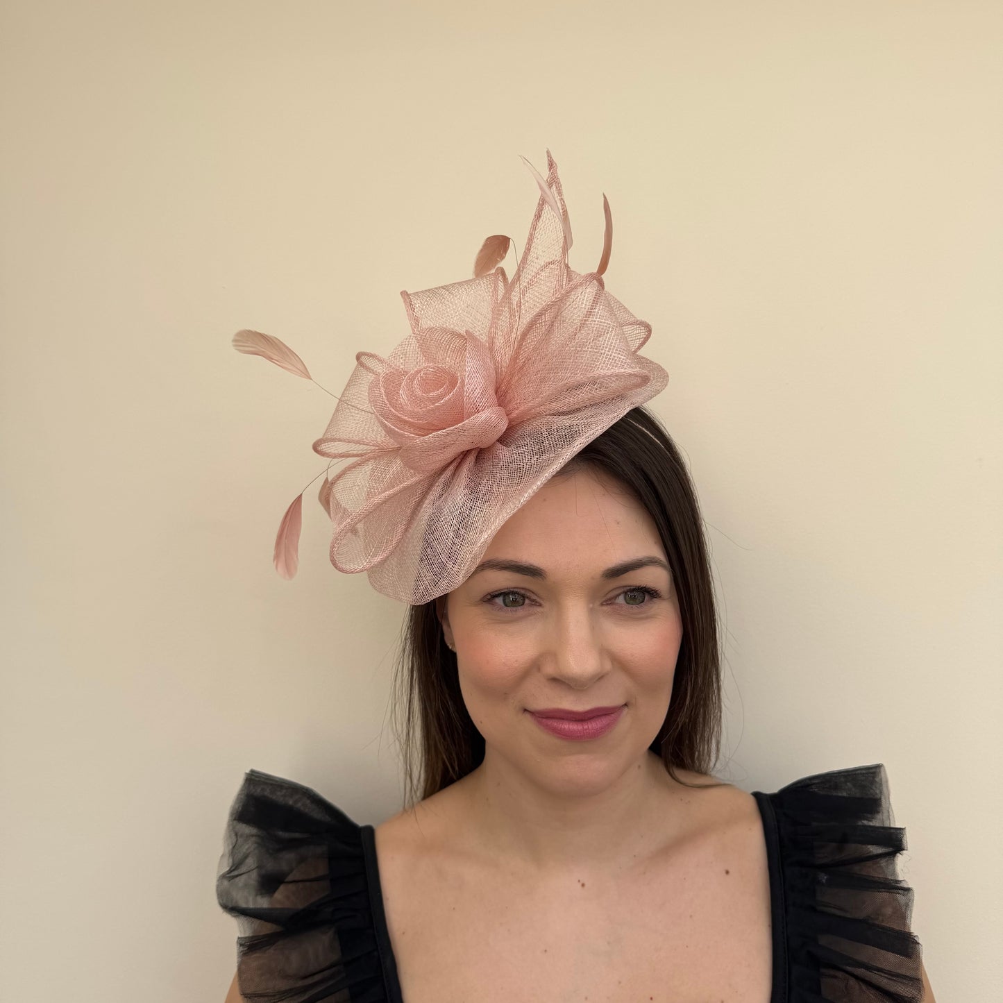J Bees JB18/097 Pink Fascinator