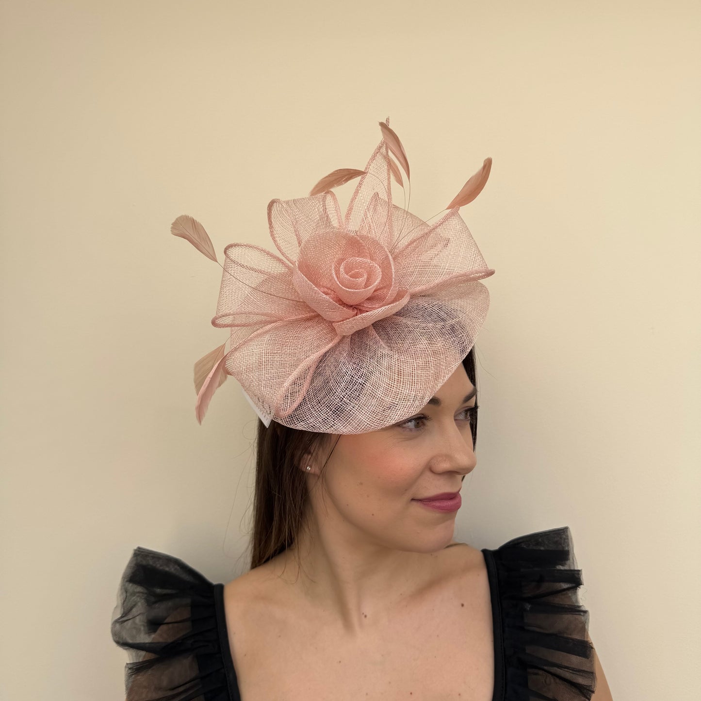 J Bees JB18/097 Pink Fascinator