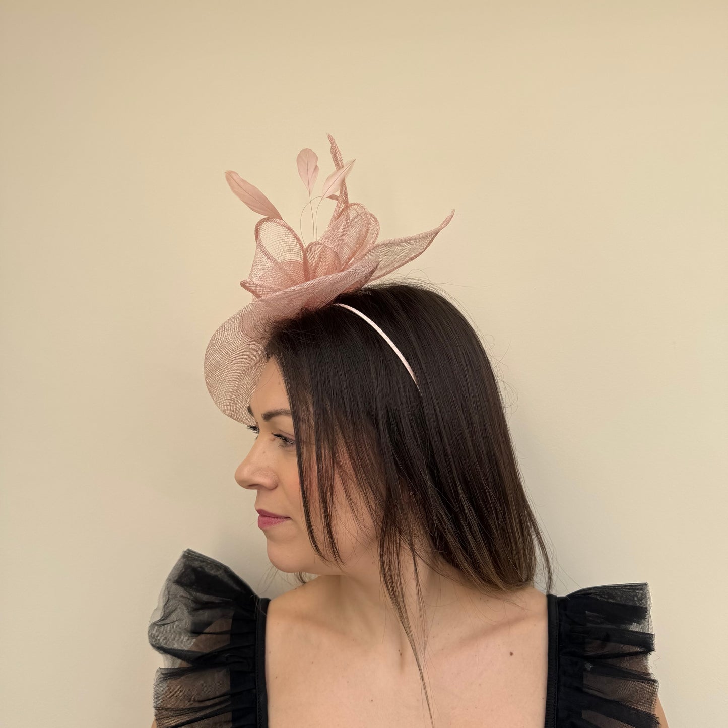 J Bees JB18/097 Pink Fascinator