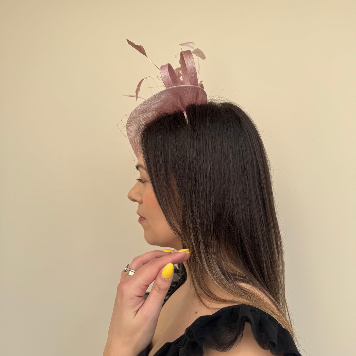 J Bees JB18/040 Orchid Pink fascinator