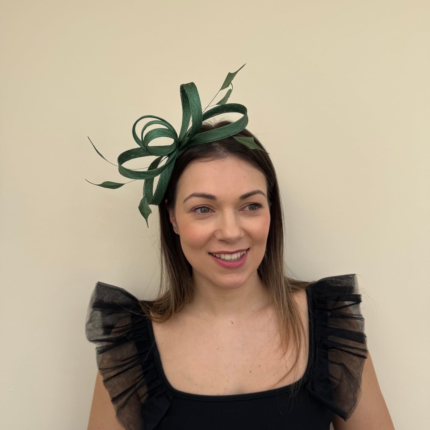 J Bees JB26/150 Sage Green Fascinator