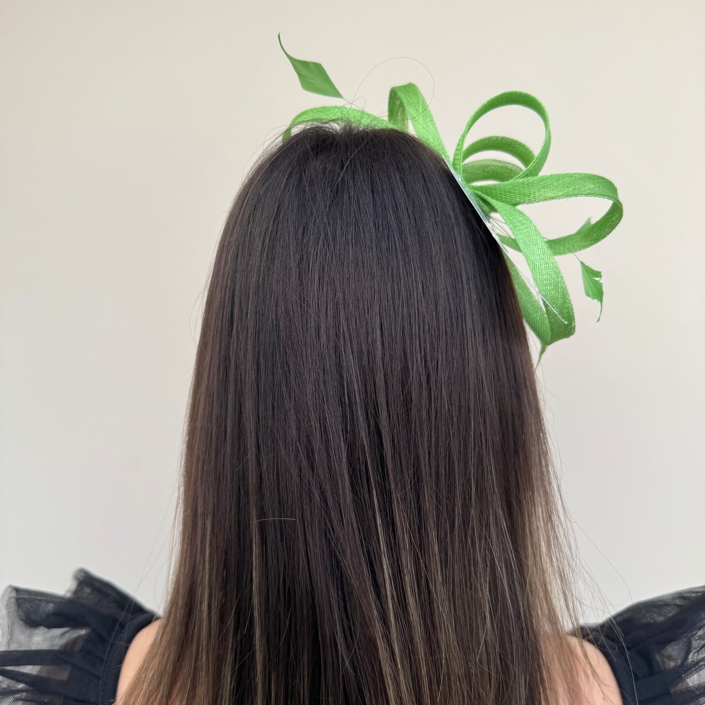 J Bees JB26/150 Lime Green Fascinator