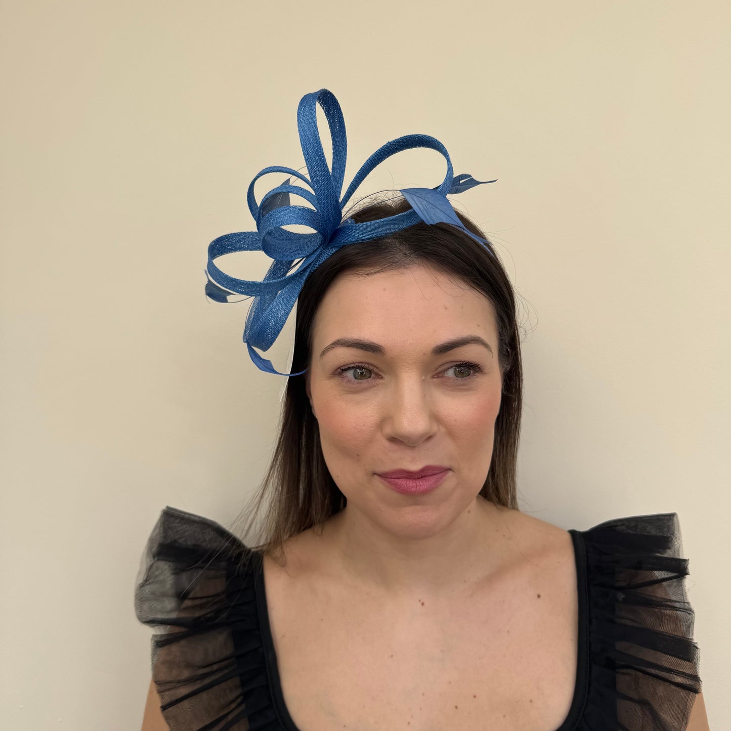 J Bees JB26/150 Azure Blue Fascinator