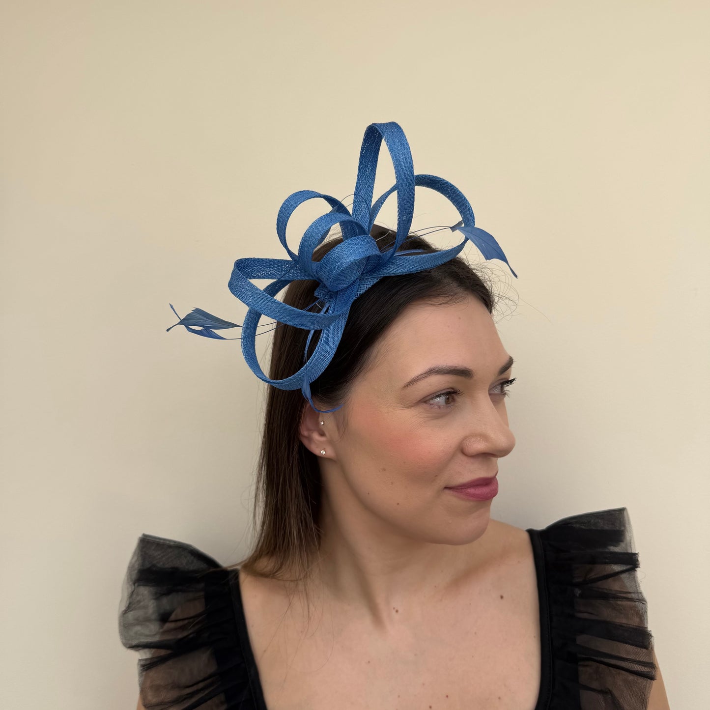 J Bees JB26/150 Azure Blue Fascinator