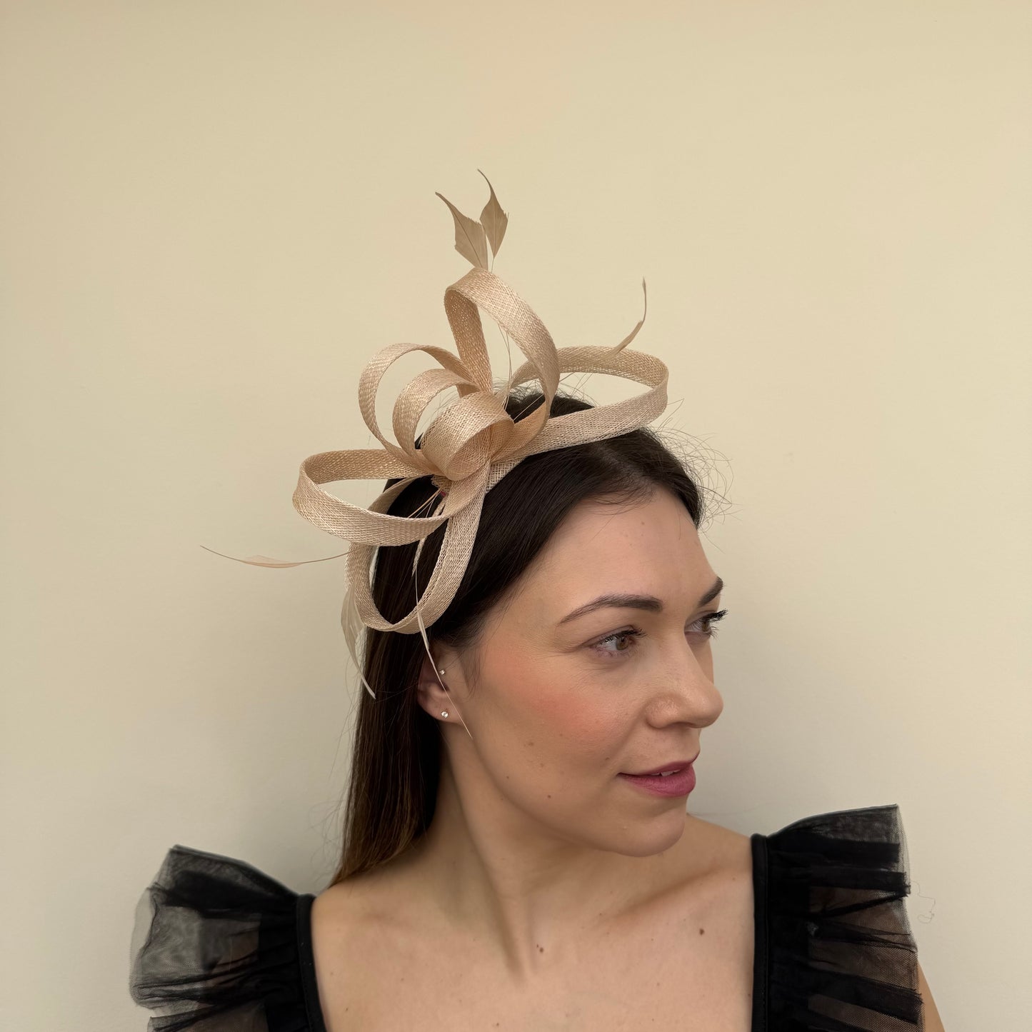 J Bees JB26/150 Champagne Fascinator