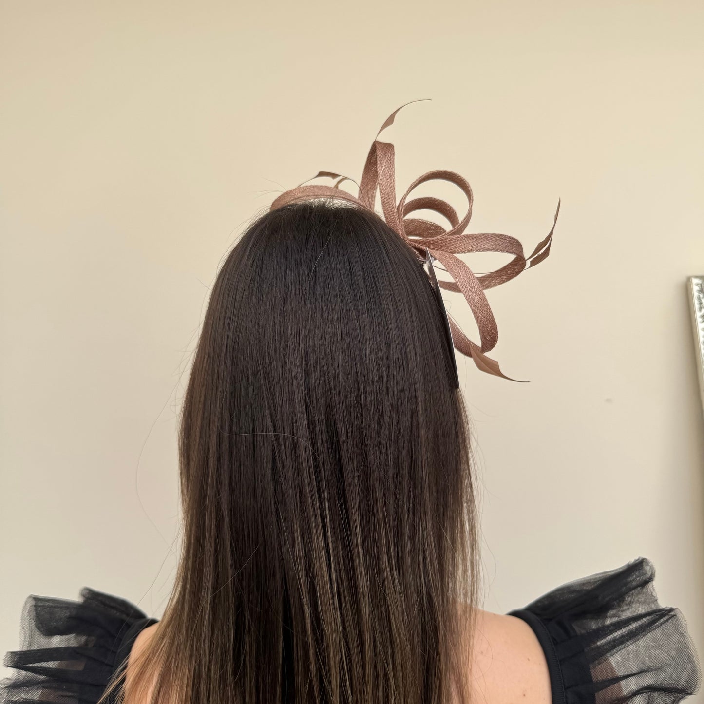 J Bees JB26/150 Brandy Brown Fascinator