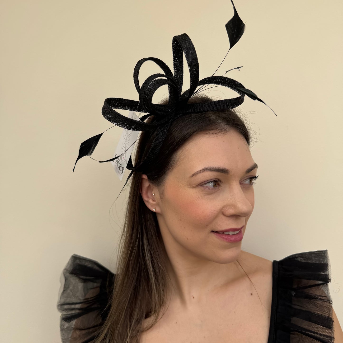 J Bees JB26/150 Black Fascinator