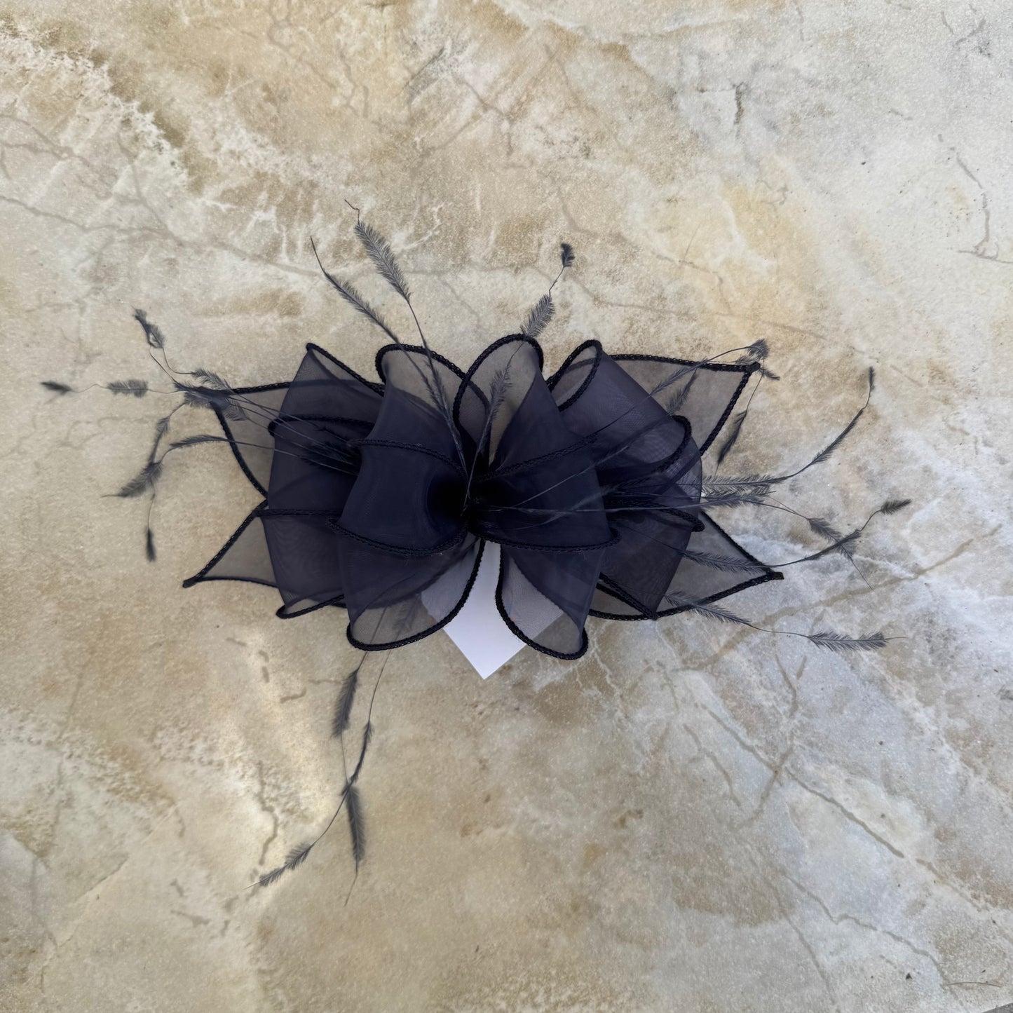 J Bees 9826 Navy Blue Clip Fascinator