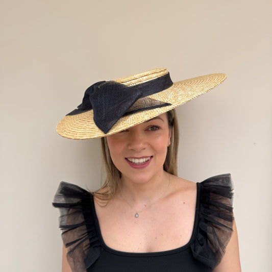 Failsworth SS26 Straw & Navy Boater 133