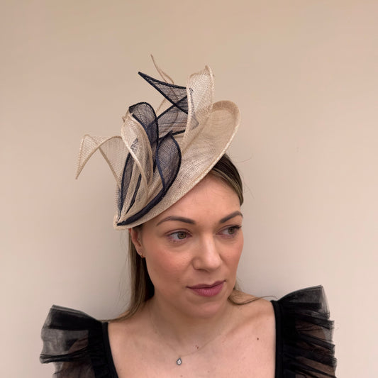 Failsworth 126 Sinamay Hatinaotor Fizz/Ink