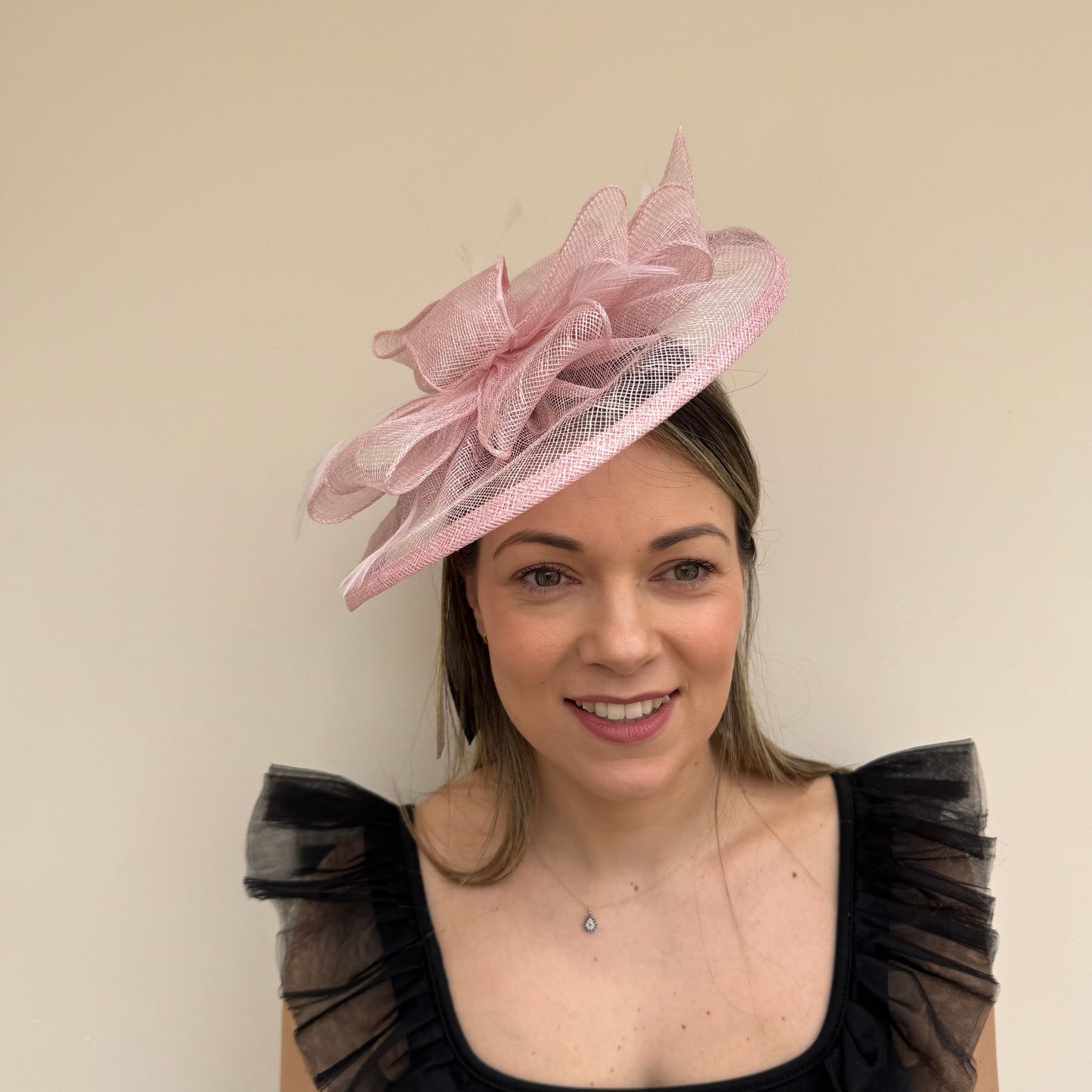 Failsworth SS26 8016 Sinamay Fascinaotor Peony