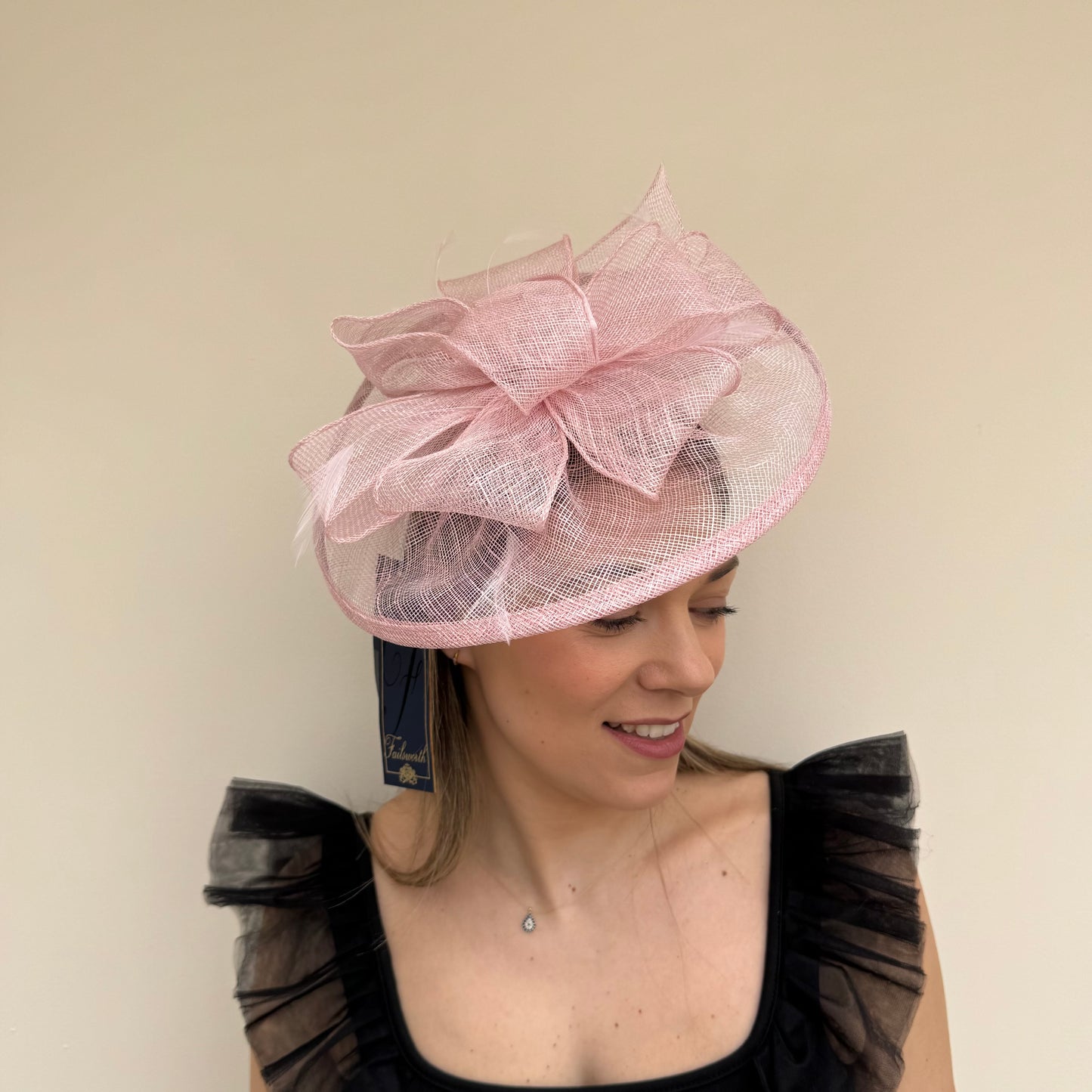 Failsworth SS26 8016 Sinamay Fascinaotor Peony