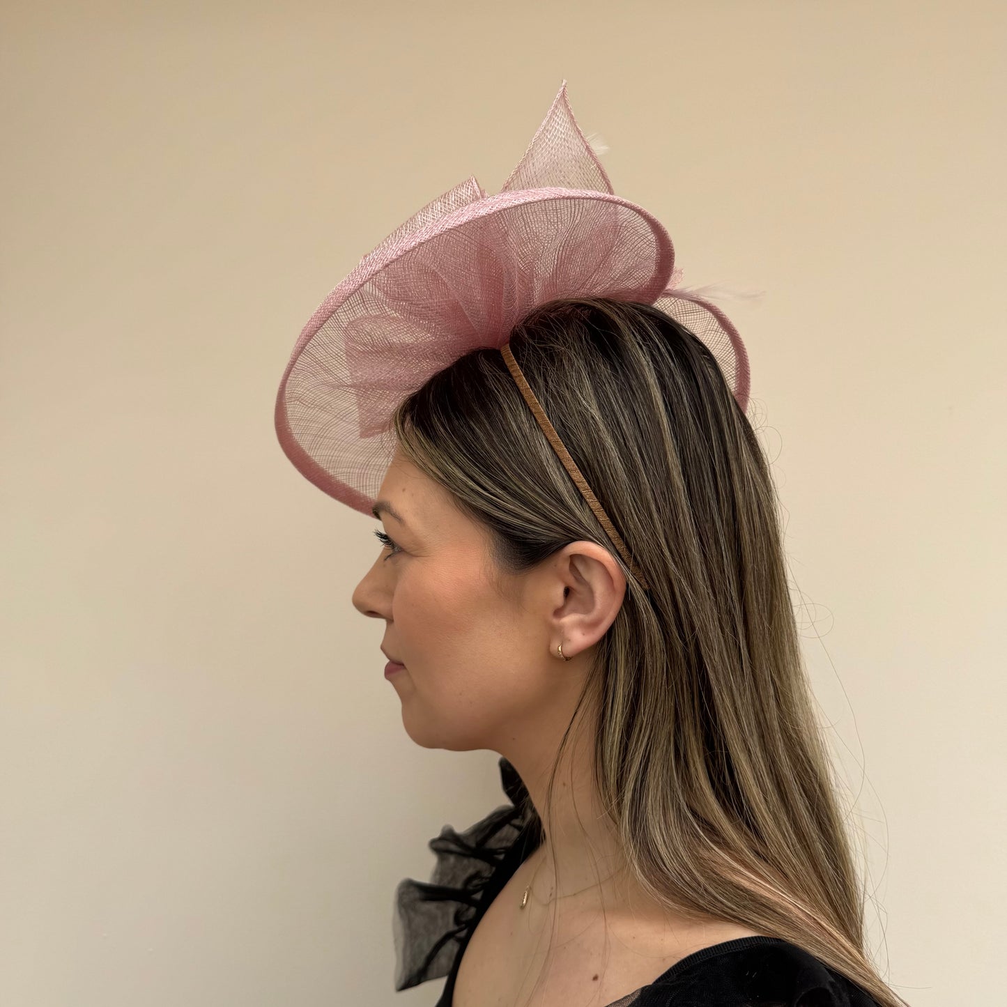 Failsworth SS26 8016 Sinamay Fascinaotor Peony