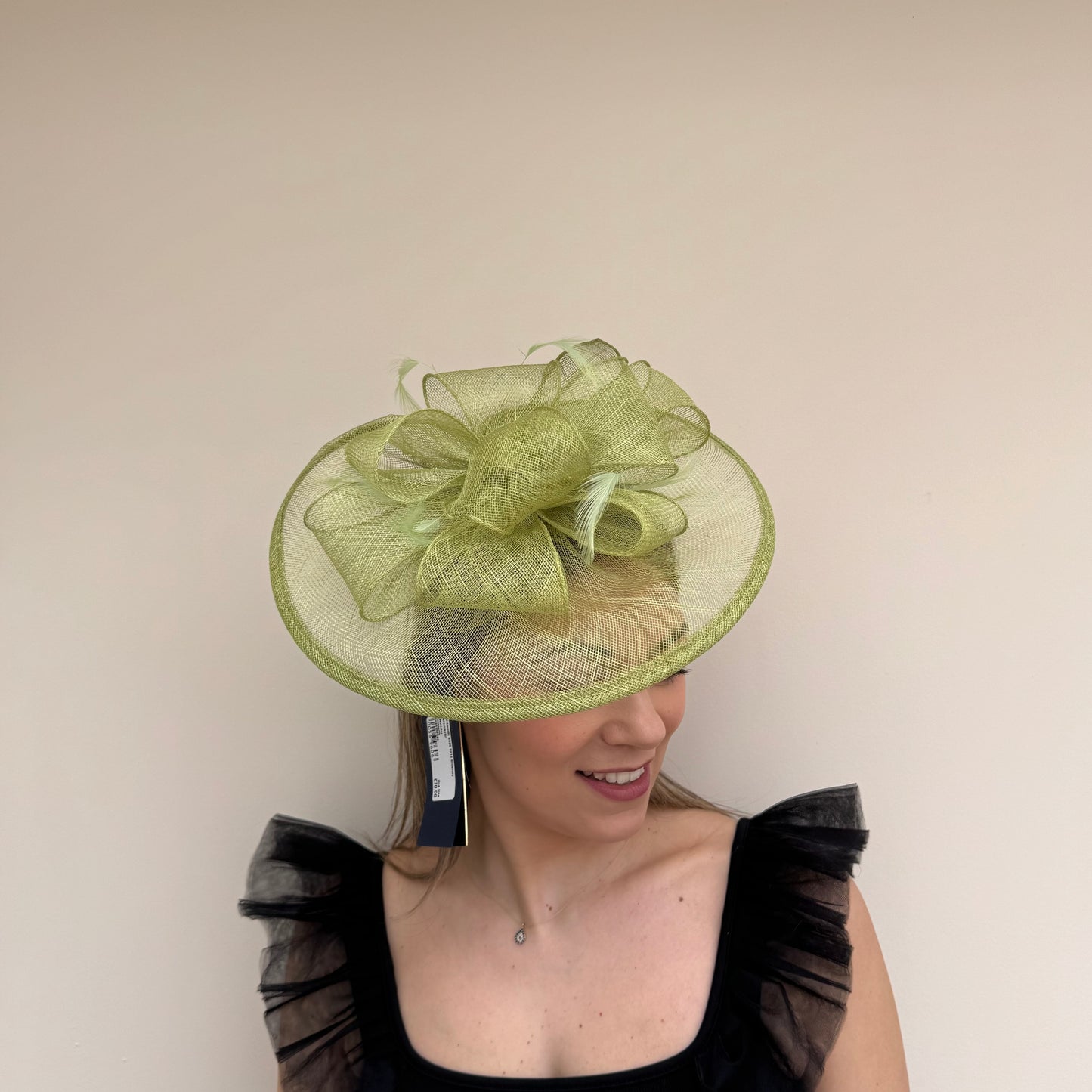 Failsworth SS26 8016 Sinamay Fascinaotor CHARTREUSE