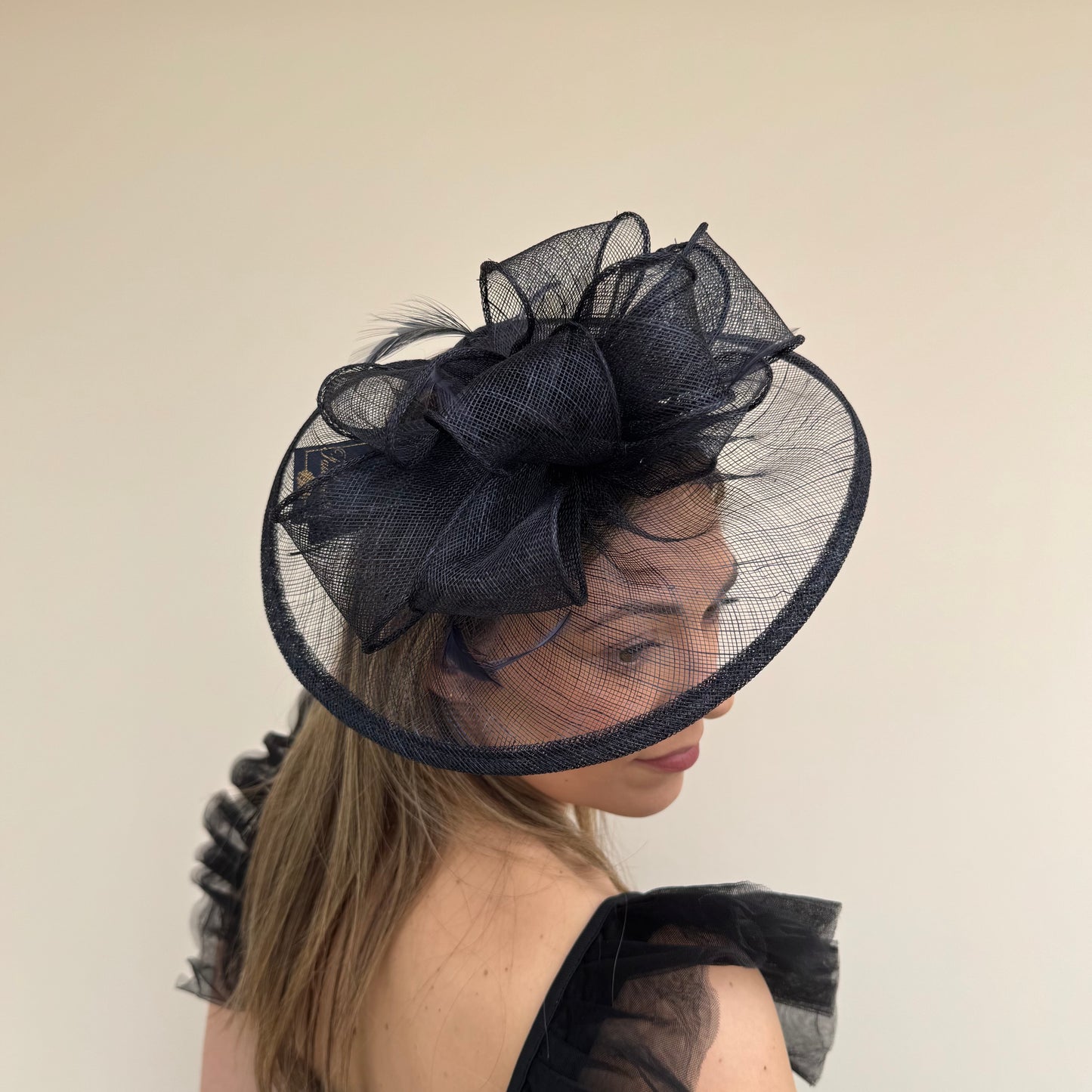 Failsworth SS26 8016 Sinamay Fascinaotor Navy