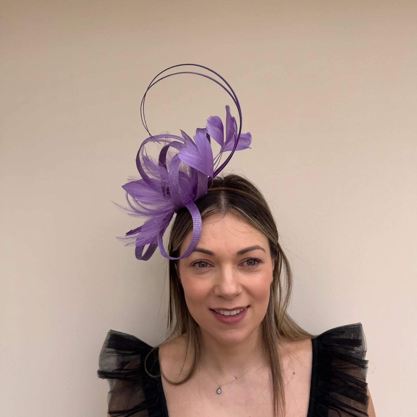 Failsworth SS26 110 Sinamay Fascinator Violet