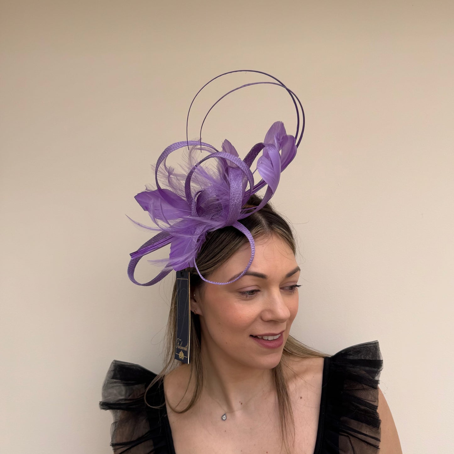 Failsworth SS26 110 Sinamay Fascinator Violet