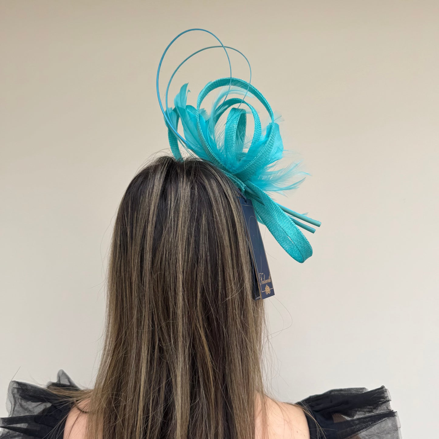 Faillsworth SS26 110 Sinamay Fascinator Capri