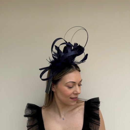 Failsworth SS26 110 Sinamay Fascinator Ink