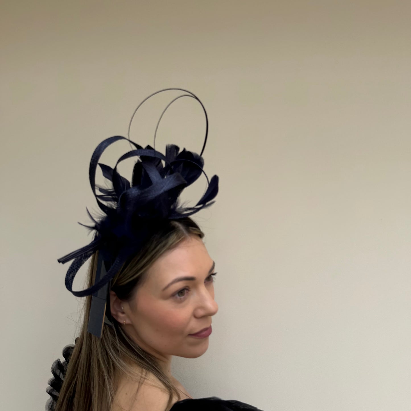 Failsworth SS26 110 Sinamay Fascinator Ink