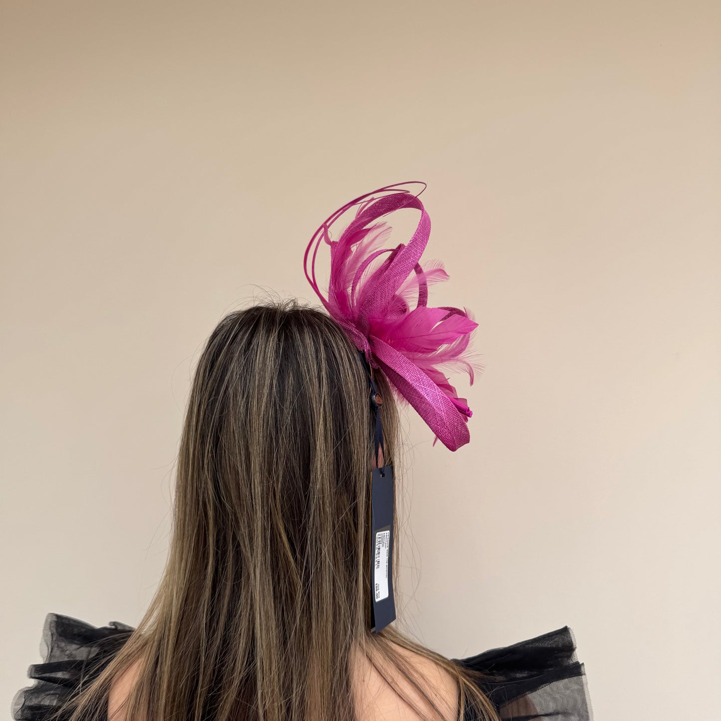 Failsworth SS26 110 Sinamay Fascinator Fuchsia