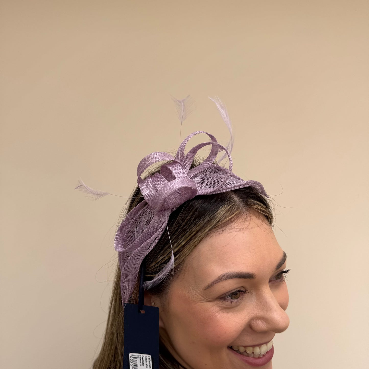 Failsworth SS26 8025 Sinamay Fascinator Iris