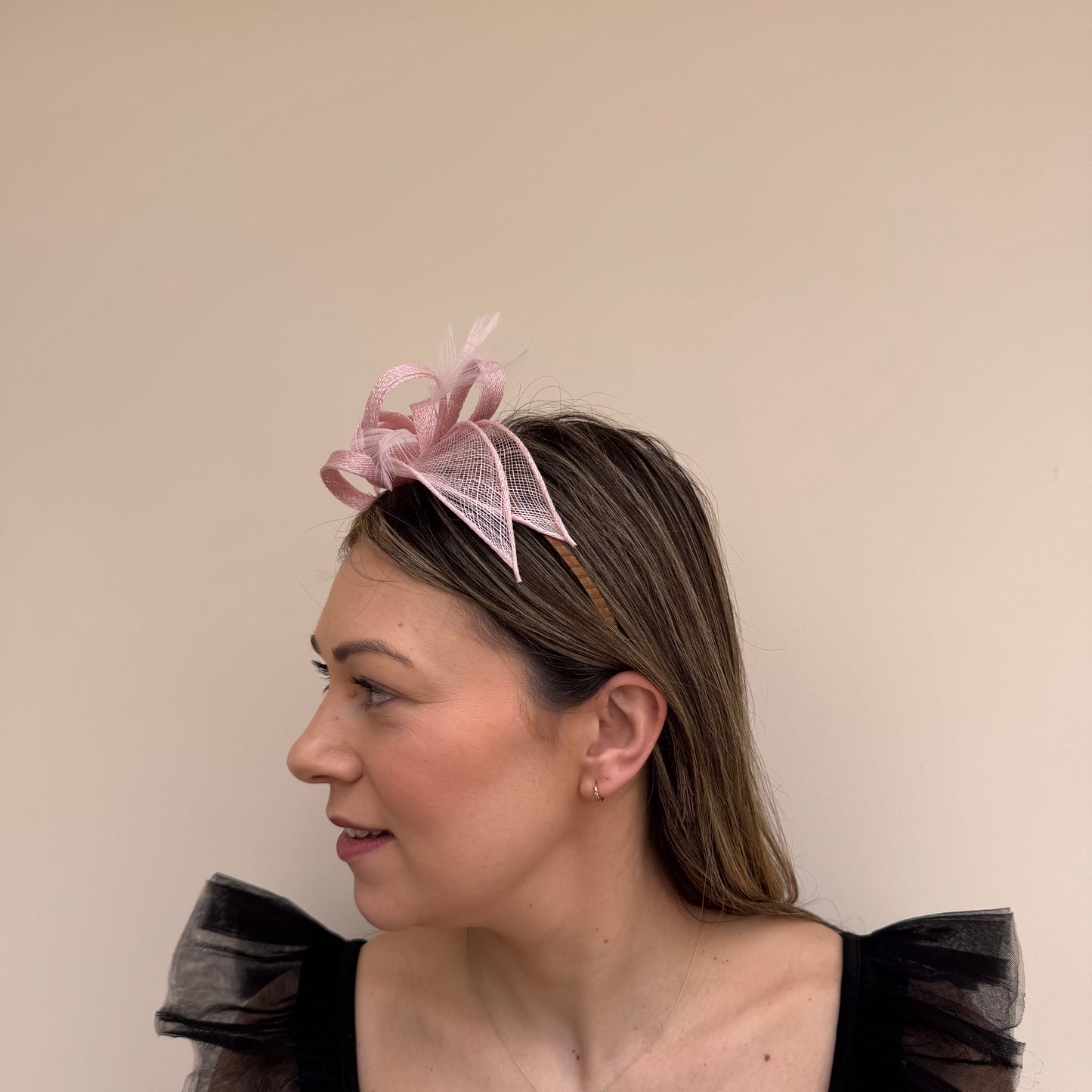 Failsworth SS26 8025 Sinamay Fascinator Peony