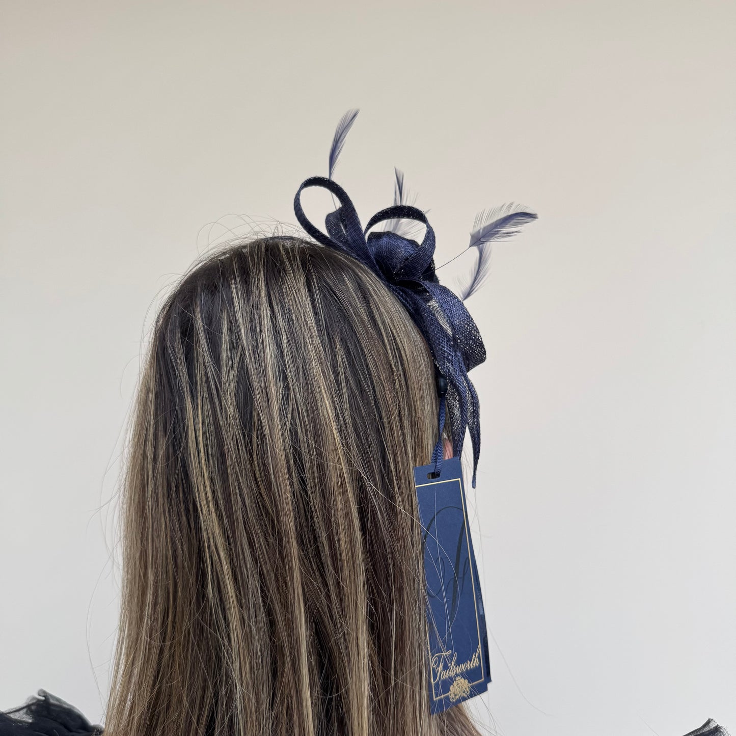Failsworth SS26 8025 Sinamay Fascinator Ink