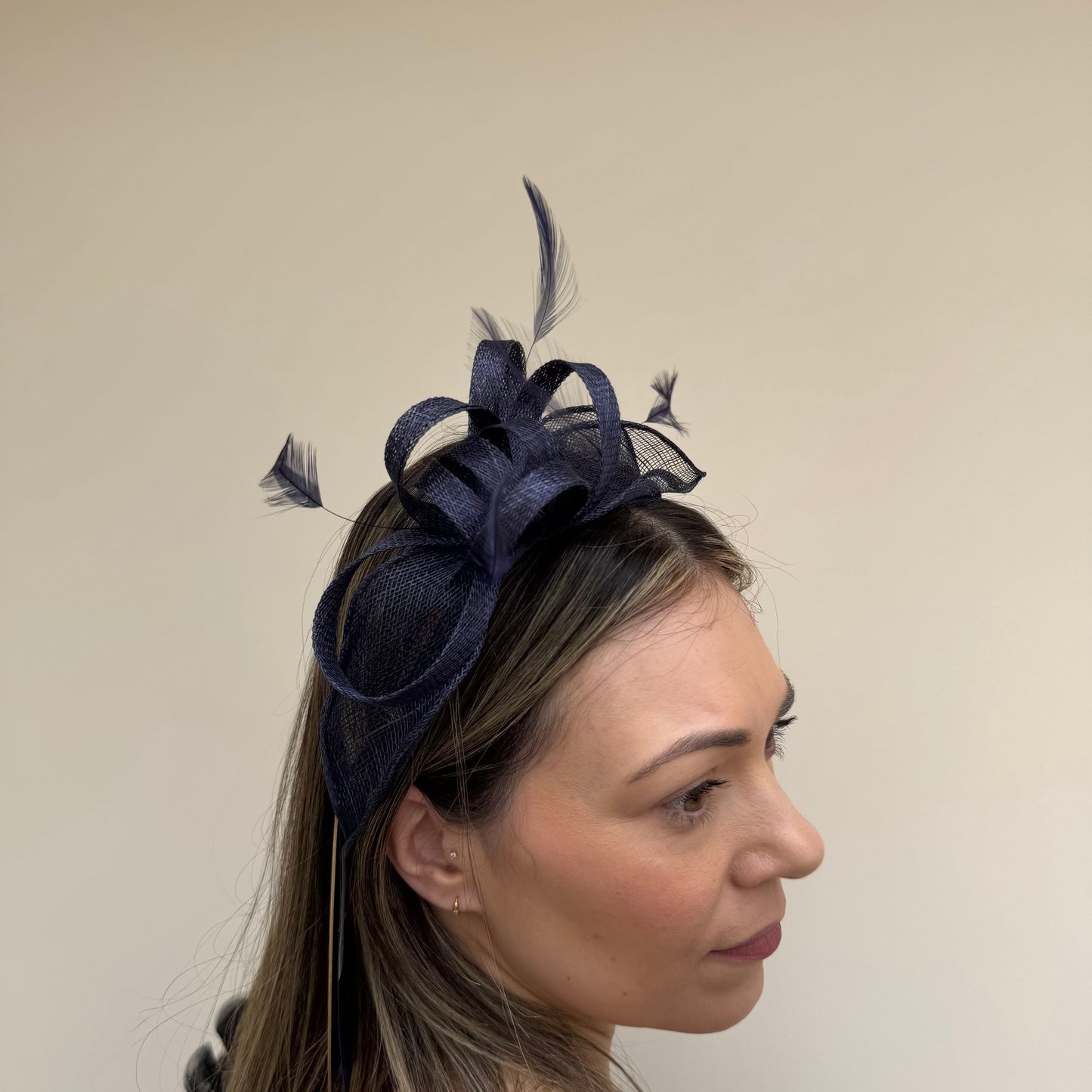 Failsworth SS26 8025 Sinamay Fascinator Ink