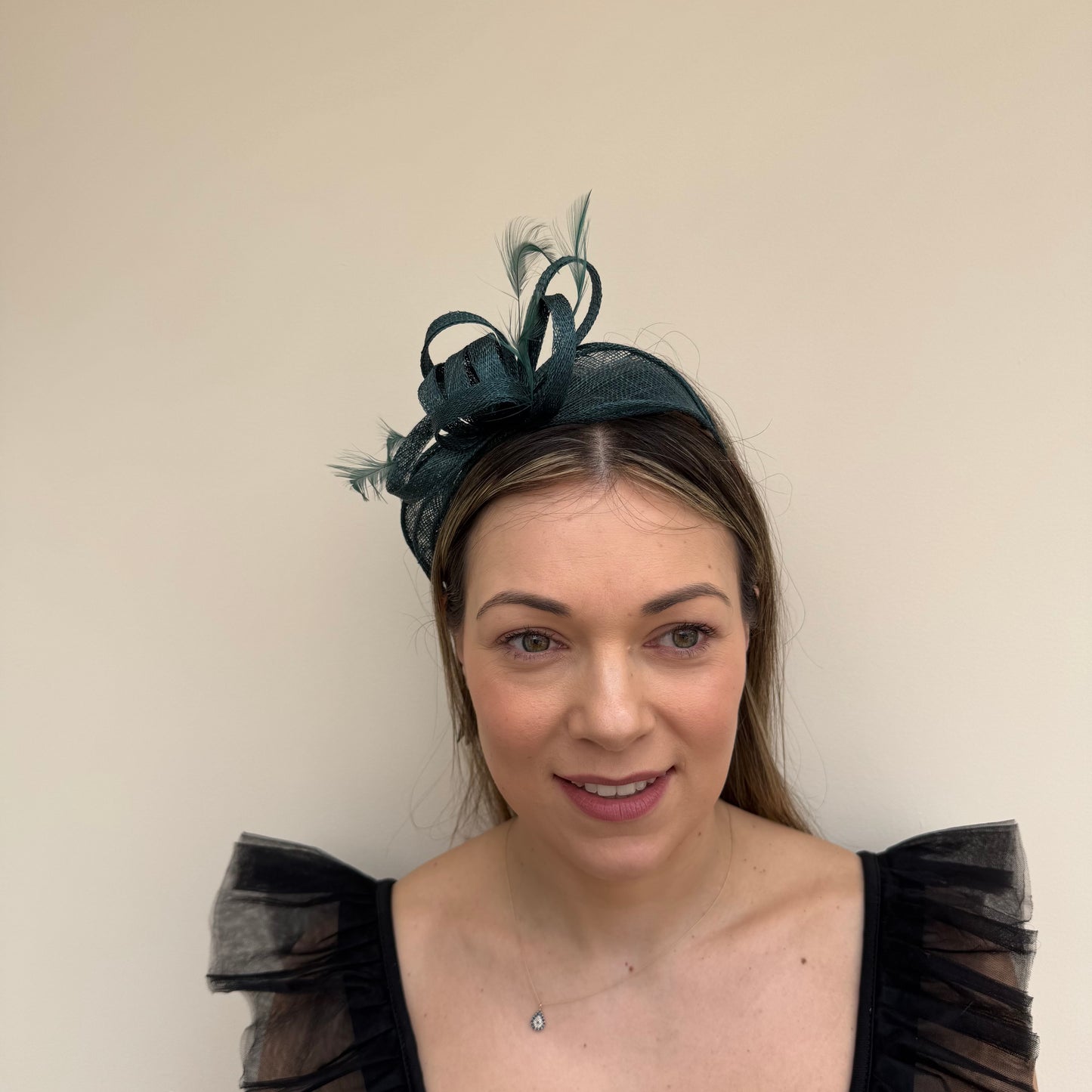 Failsworth SS26 8025 Sinamay Fascinator Alpine