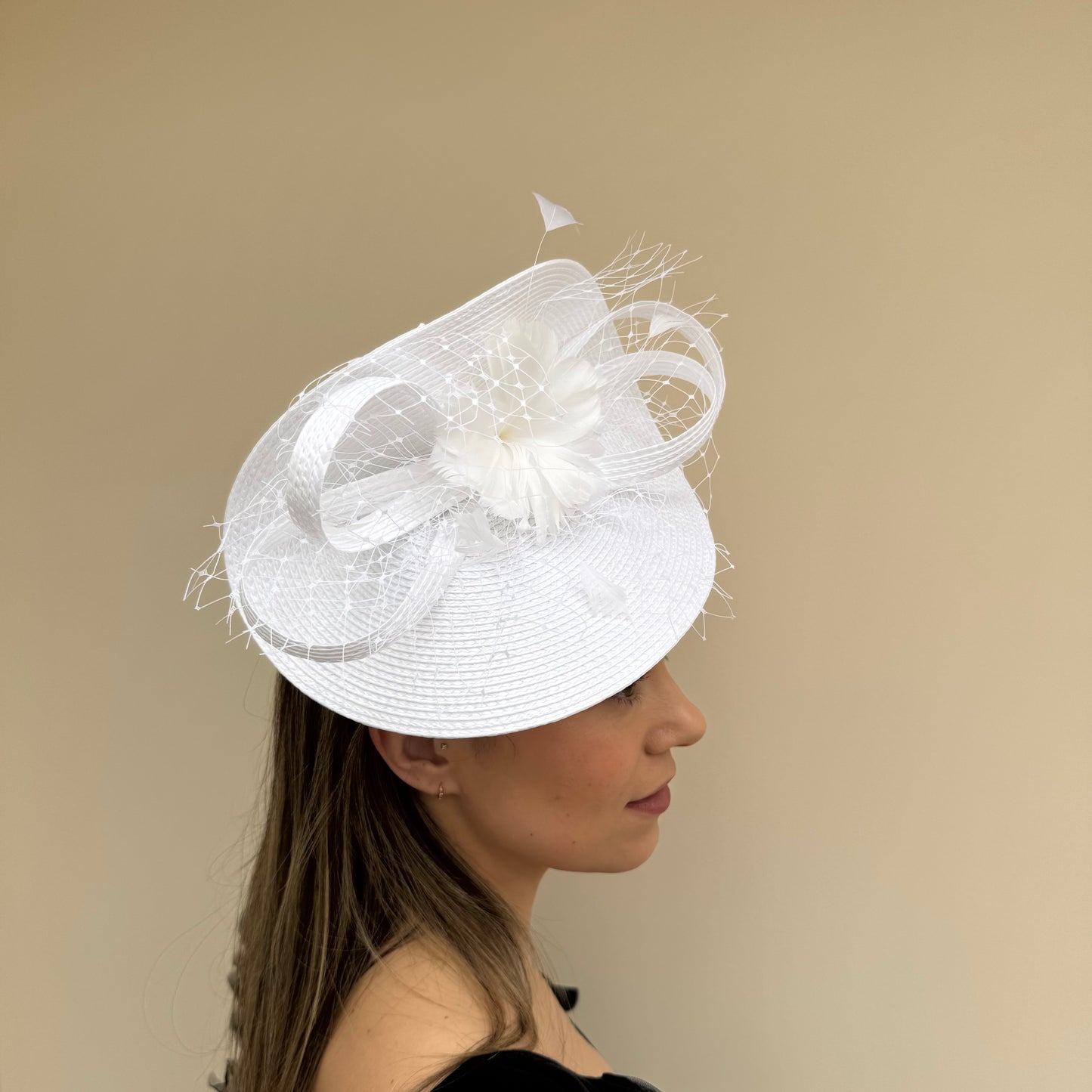 Failsworth SS26 138 Fascinator White