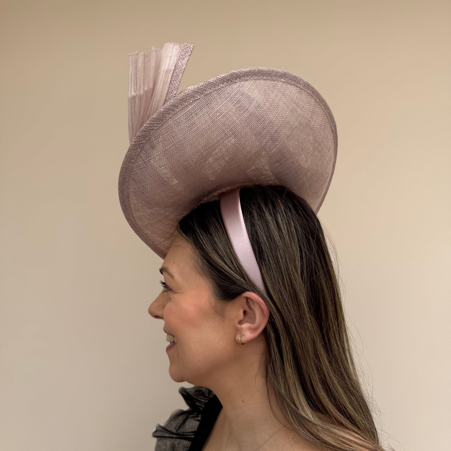 Failsworth SS26 129 Sinamay Silk Fascinator Truffle