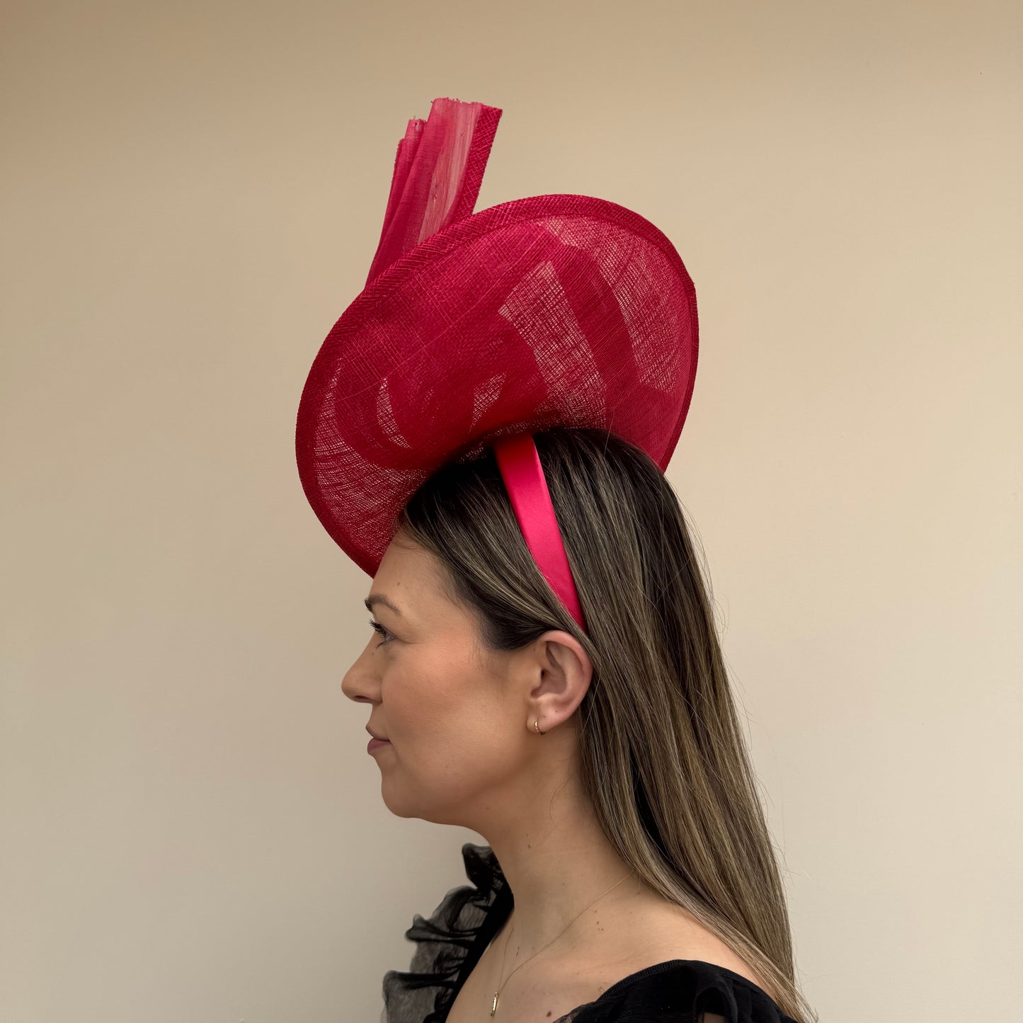 Failsworth SS26 129 Sinamay Silk Fascinator Rhumba