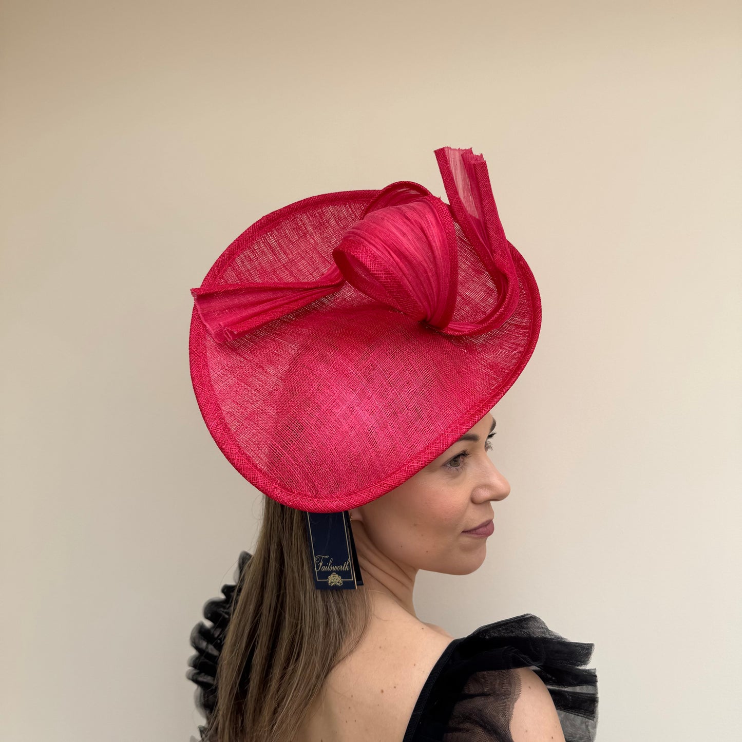 Failsworth SS26 129 Sinamay Silk Fascinator Rhumba