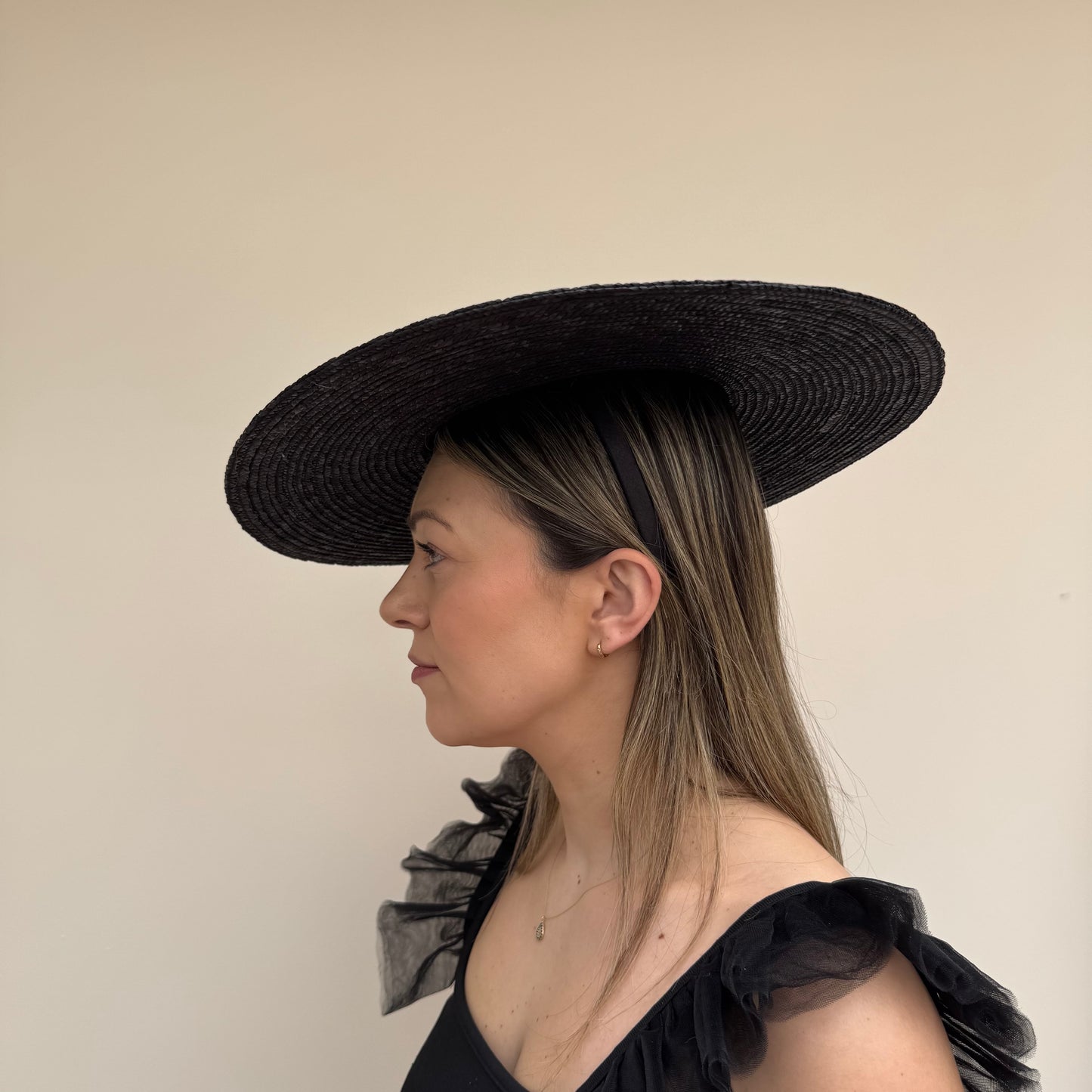 Failsworth SS26 Straw Boater 133 Black/White