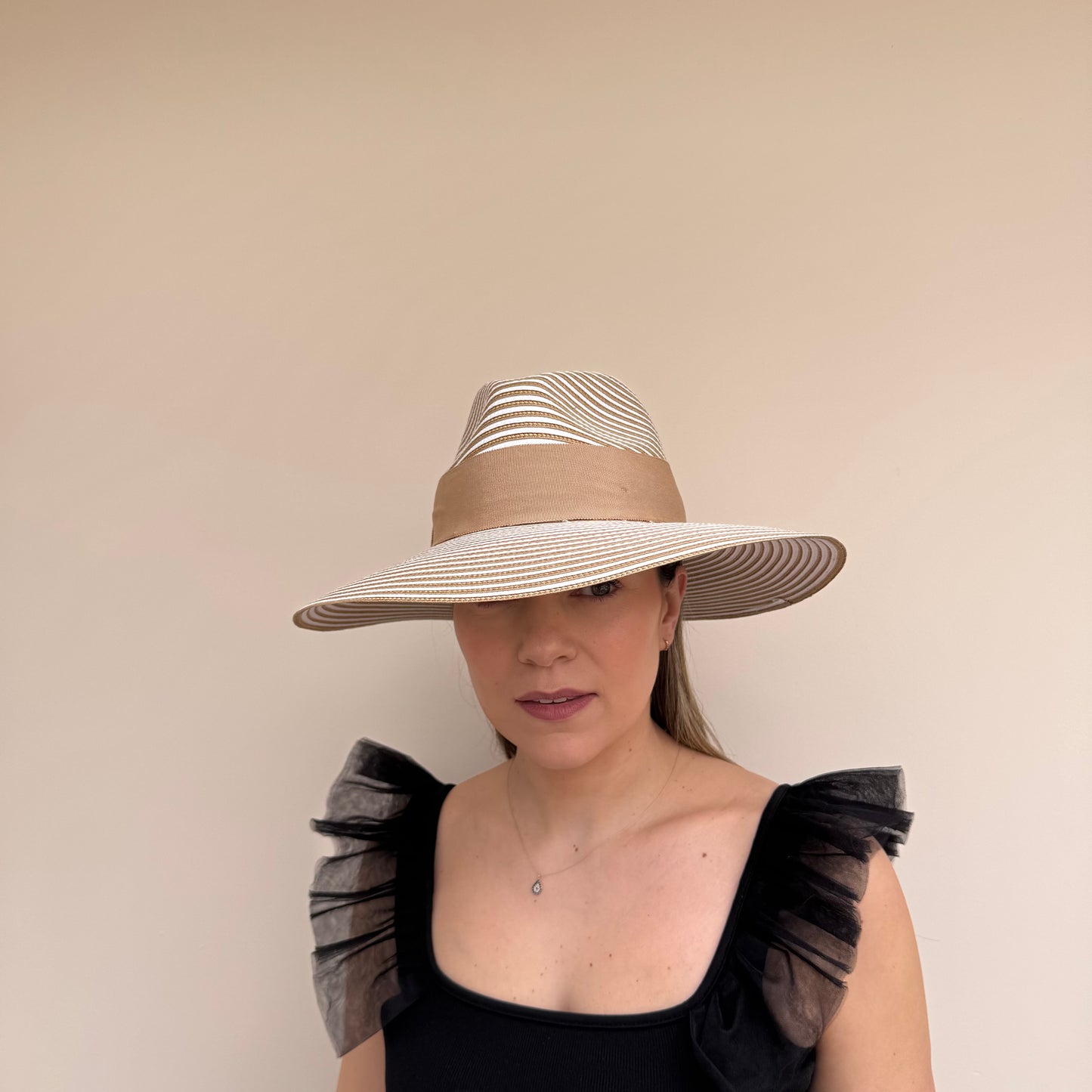 Failsworth SS26 Sorrento Latte & White Mix Sun Hat
