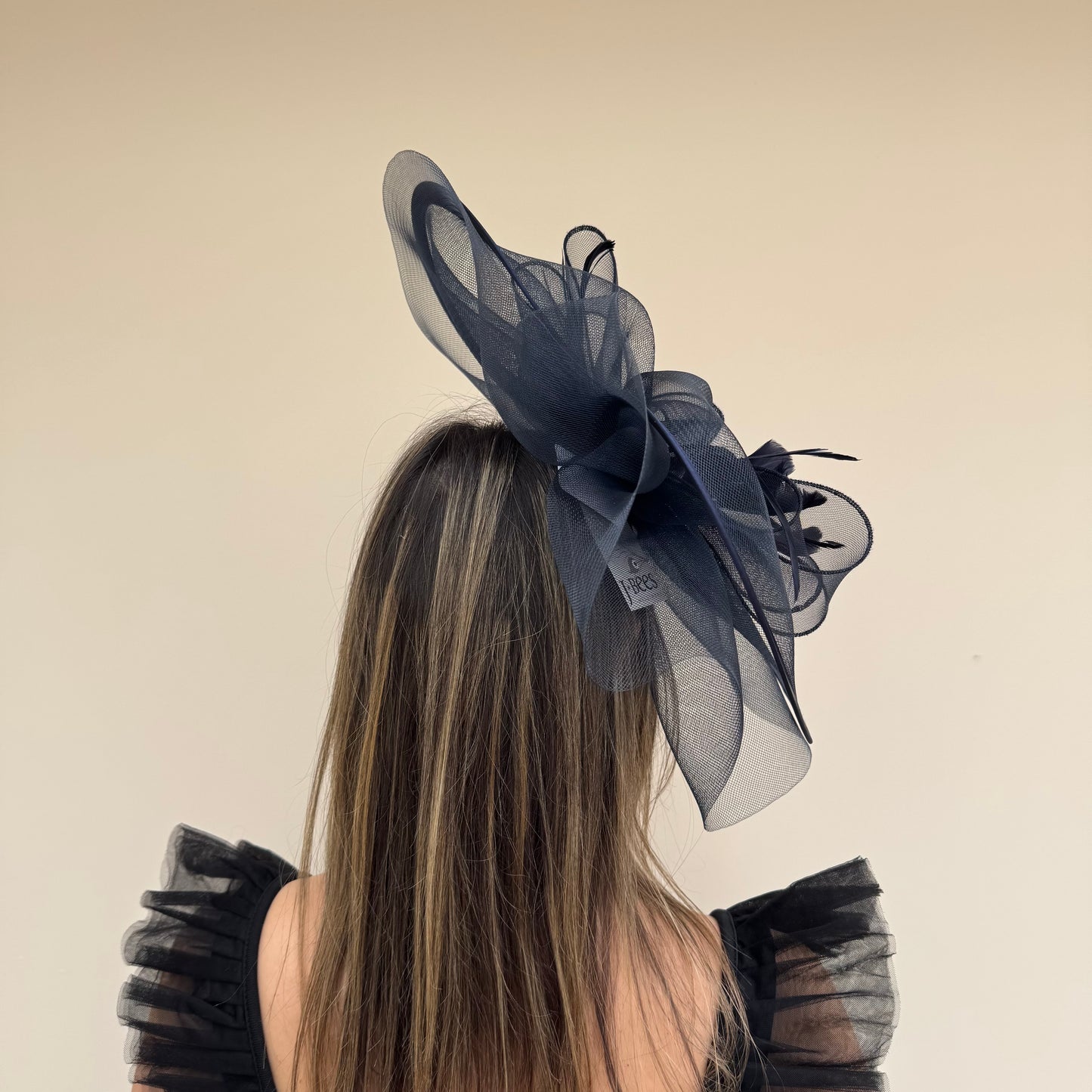 J Bees JB20/594 Navy Blue Net Fascinator