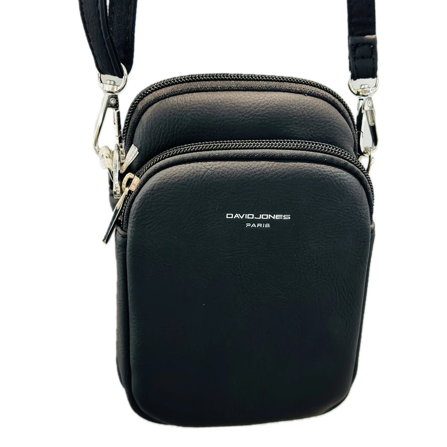 David Jones NV6101-7 Mini Double Zip Bag